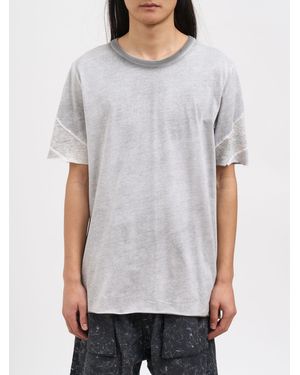 Thom Krom Long Cotton T-Shirt - Grey
