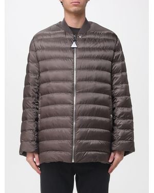 RICK OWENS MONCLER Nylon Down Jacket With Hood Moncler X Rick Owens - Brown