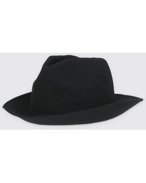 Yohji Yamamoto Cappello Fedora - Nero