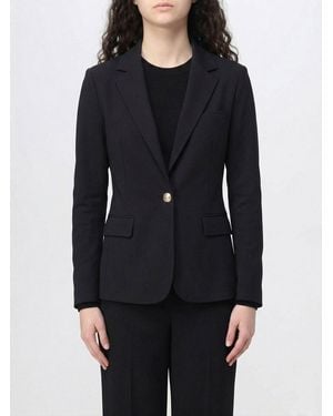 Circolo 1901 Stretch Cotton Single-Breasted Blazer - Black