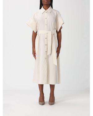 Pinko Cotton Shirtdress - Natural