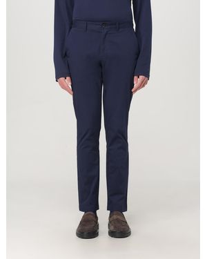 Michael Kors Cotton Blend Chino Trousers - Blue