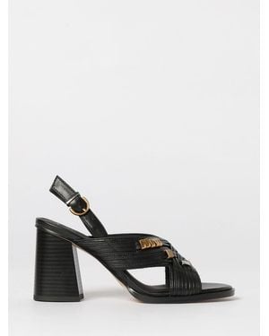 Pinko Lara Leather Sandal - Black