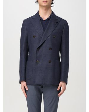 Lardini Blazer A Doppiopetto - Blu