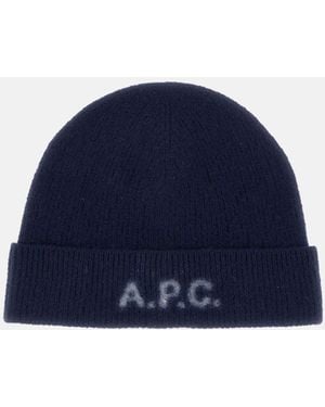 A.P.C. Gorro Hombre - Azul