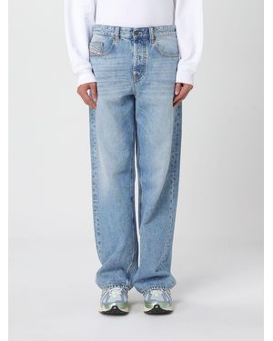 DIESEL Jeans A Gamba Larga - Blu