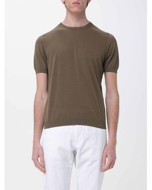 Drumohr Basic Crew Neck Knit - Brown