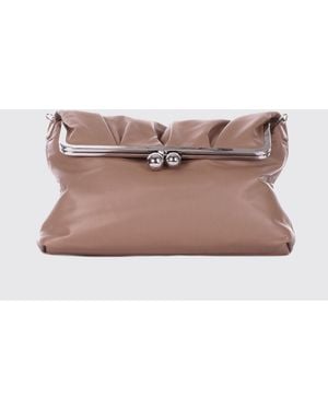 Weekend by Maxmara Leather Clutch - Pink
