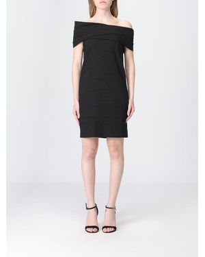 Tela Linen Blend Mini Dress - Black