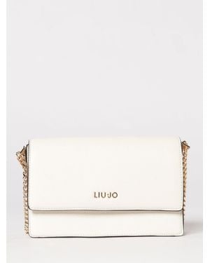 Liu Jo Grained Faux Leather Bag - Natural