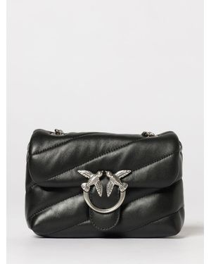 Pinko Baby Love Bag Puff Matelassé Nappa Bag - Black