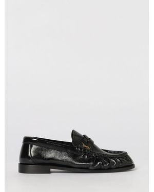 Saint Laurent Le Loafer Leather Loafers - White