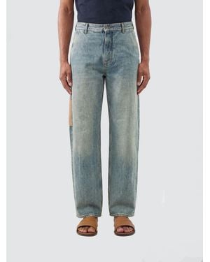 Loewe Mid-Rise Straight Fit Jeans - Blue