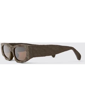 CAMPERLAB Hirmu Hand-Textured Acetate Sunglasses - Brown
