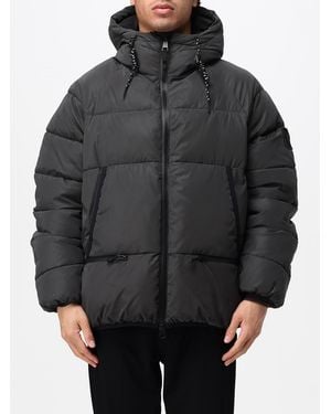 OUTHERE Water-Repellent Quilted Down Jacket - Black