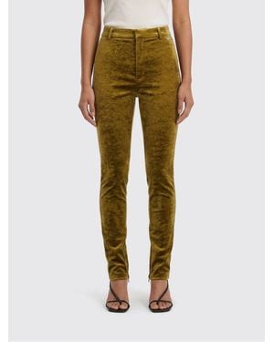 Gucci Skinny Velvet Trousers - Green