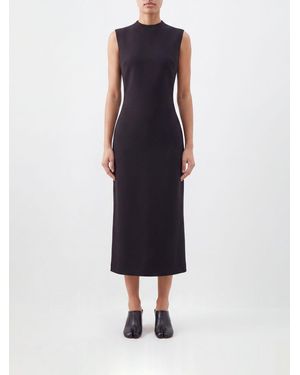 Maison Margiela Sleeveless Midi Sheath Dress - Blue