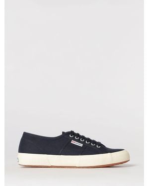 Superga 2750-Cotu Classic Cotton Canvas Trainers - Blue