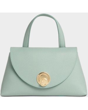 Coccinelle Nikla Tasche Aus Genarbtem Leder - Blau