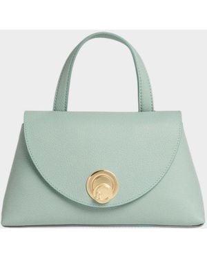 Coccinelle Nikla Grained Leather Bag - Blue