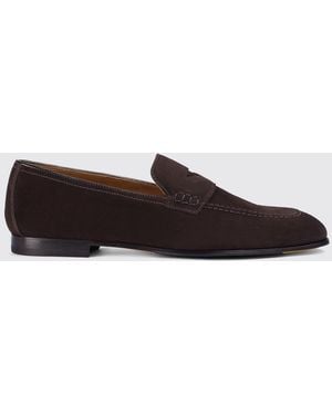 Doucal's Suede Loafer - White