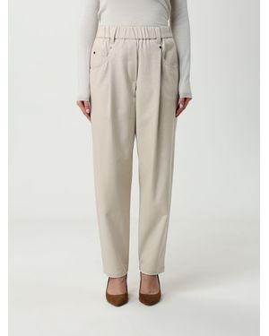 Brunello Cucinelli Trousers - Natural