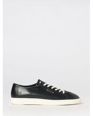 Paul Smith Tripp Low-Top Smooth Calfskin Leather Trainers - White