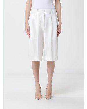 MEIMEIJ Viscose Blend Shorts - White