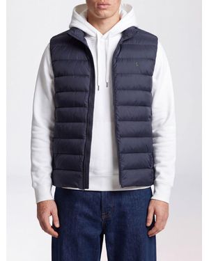 Polo Ralph Lauren Water-Repellent Quilted Nylon Down Gilet With Pony Logo - Blue