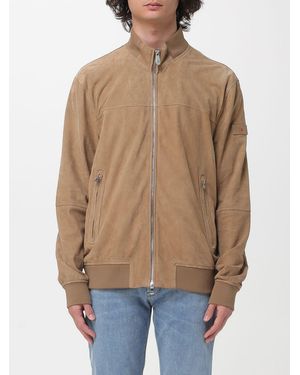 Peuterey Suede Bomber - Natural