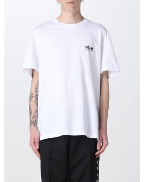 Golden Goose Cotton T-shirt With Logo - White
