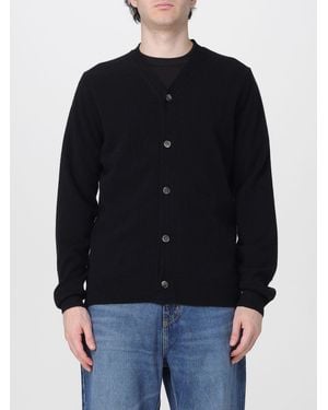 Comme des Garçons Comme Des GarÇ Ons Woll-Cardigan Mit V-Ausschnitt Und Knopfverschluss - Blau