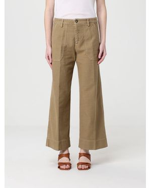 Mason's Cotton Wide Leg Pants - Natural