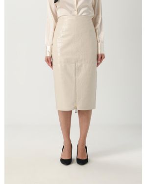 Elisabetta Franchi Skirt - Natural
