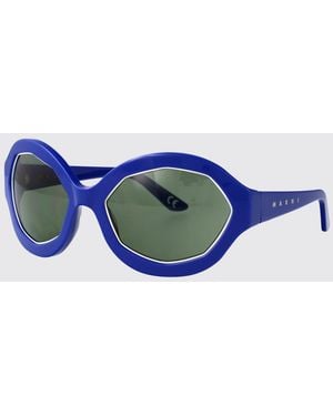 Marni Cumulus Cloud Acetate Sunglasses - Blue