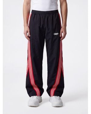 Barrow Striped Jersey Jogging Pants With Logo And Elasticated Waist - Blue
