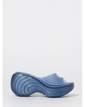 DIESEL Quantum Keilsandalen Aus Der Kollaboration Aus Pvc - Blau