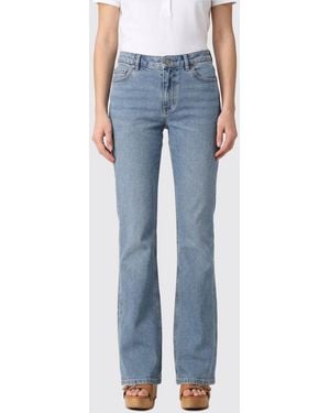 Michael Kors Jeans Acampanados De Denim Elástico - Azul