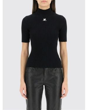 Courreges CourrÈ Ges Turtleneck Jumper - Black