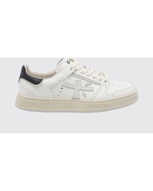 Premiata Quinn Leather Trainers - White