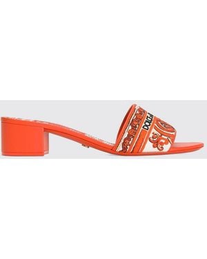 Dolce & Gabbana Dolce &Amp Gabbana Heeled Sandal - Red