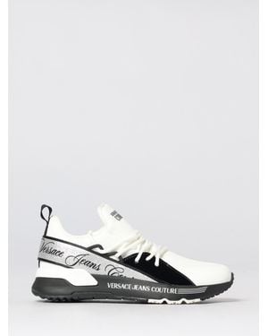 Versace Jeans Couture Sports Shoes With Printed Logo - White