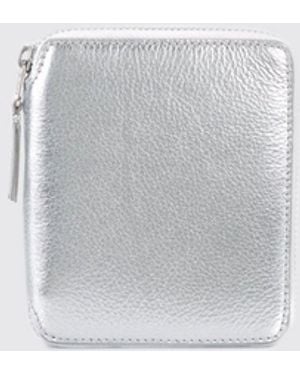Comme des Garçons Laminated Leather Wallet - White