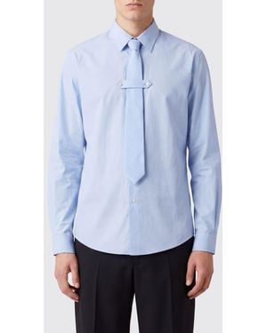 Dries Van Noten Klassisches Hemd Aus Baumwollpopeline Mit Französischem Kragen - Blau