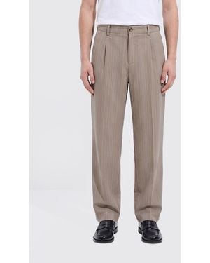 Golden Goose Classic Virgin Wool Blend Trousers - Grey