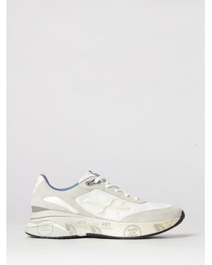 Premiata Moerun Sneaker Aus Wildleder - Weiß