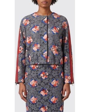 Fendi Floral Lace Jacket - Gray
