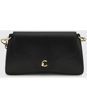 Coccinelle C-Me Mini Leather Bag - Black
