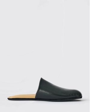 Our Legacy Leather Cigarr Mules - Black
