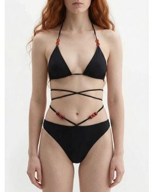 Magda Butrym Bikini Top - Nero